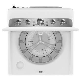Laveuse à chargement par le haut Maytag 4,8 pi³ incluant fonction Boost de puissance supplémentaire, blanche – MVW5430MW