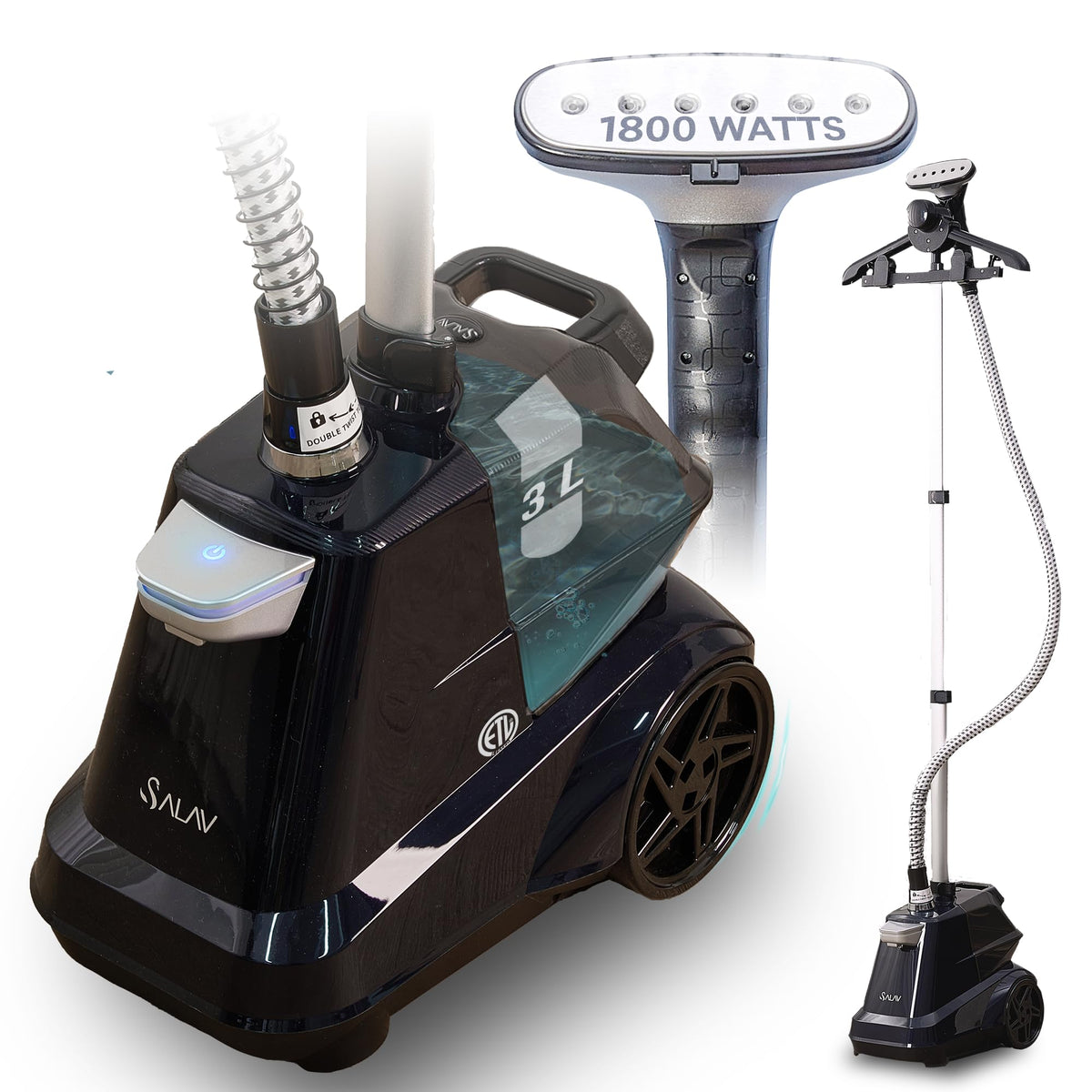 Défroisseur vapeur SALAV robuste et grand format 1800 W