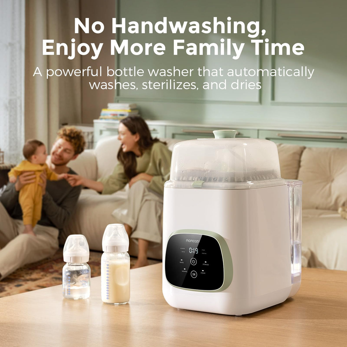 Lave-biberons et stérilisateur MOMCOZY KleanPal Pro