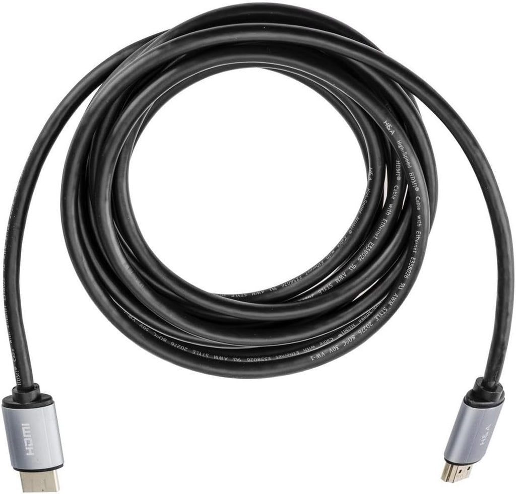 Enceinte TV Bose noire avec câble HDMI 2.0 haute vitesse H&A de 3 m