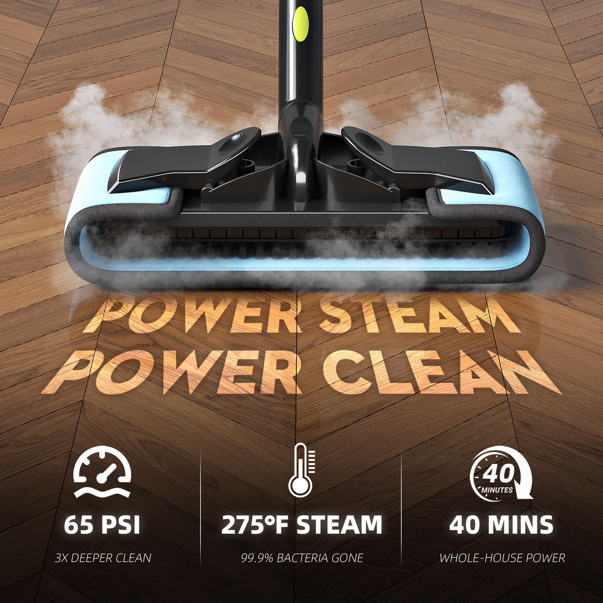 Nettoyeur vapeur haute performance GOATCLEAN - 1500 W - Multi-usages