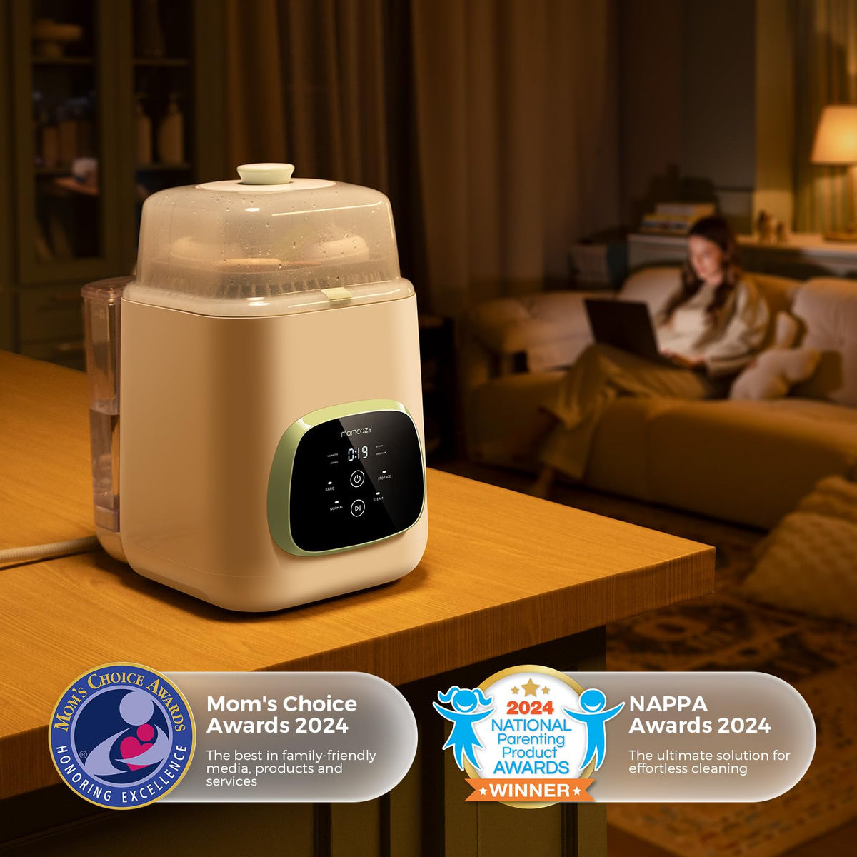 Lave-biberons et stérilisateur MOMCOZY KleanPal Pro