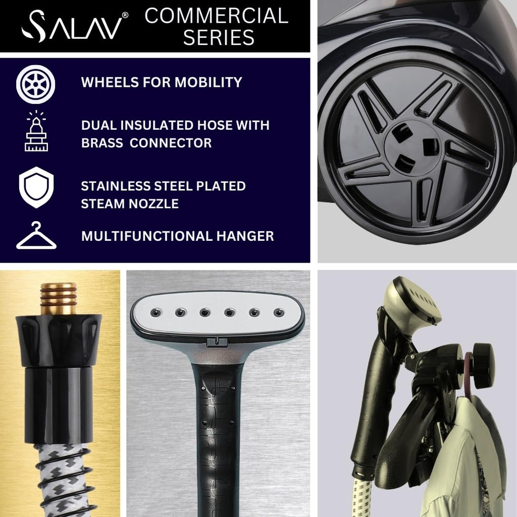 Défroisseur vapeur SALAV robuste et grand format 1800 W