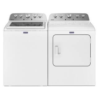 Laveuse à chargement par le haut Maytag 4,8 pi³ incluant fonction Boost de puissance supplémentaire, blanche – MVW5430MW